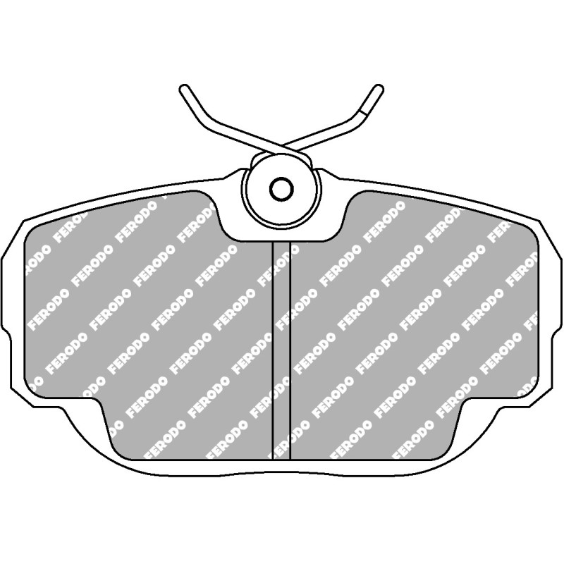 Plăcuțe de frână FERODO DS PERFORMANCE FDS660 - F-DS660 - FDS660 - 3666618076249